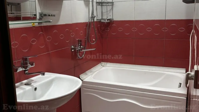 Kirayə verilir 4 otaqlı Mənzil Yeni tikili 120 m² Nərimanov r. - şəkil 5