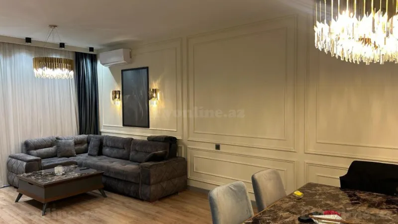 Kirayə verilir 2 otaqlı Mənzil Yeni tikili 105 m² 8 Noyabr m. - şəkil 2