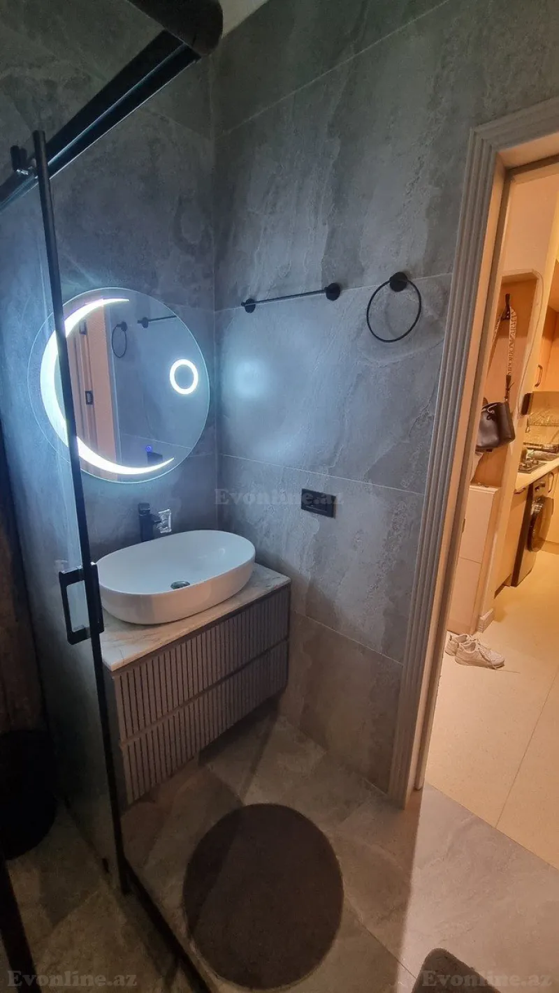 Kirayə verilir 2 otaqlı Mənzil Yeni tikili 55 m² Dərnəgül m. - şəkil 11