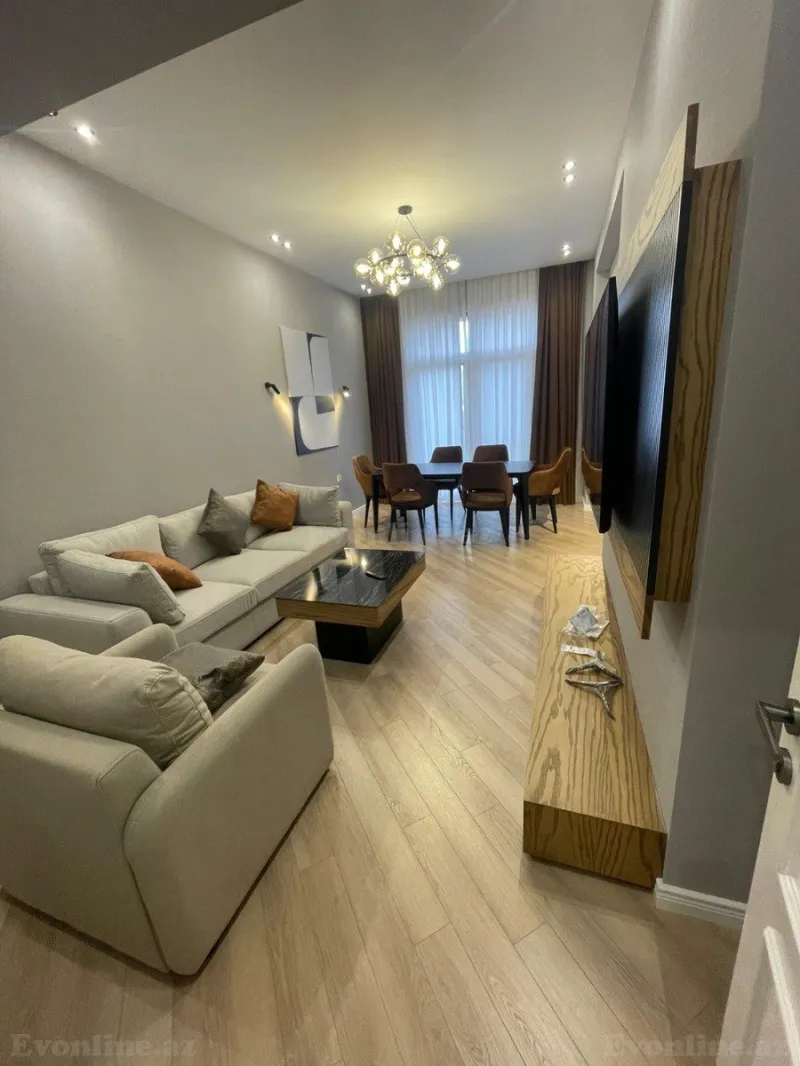Kirayə verilir 2 otaqlı Mənzil Yeni tikili 120 m² Nizami m.