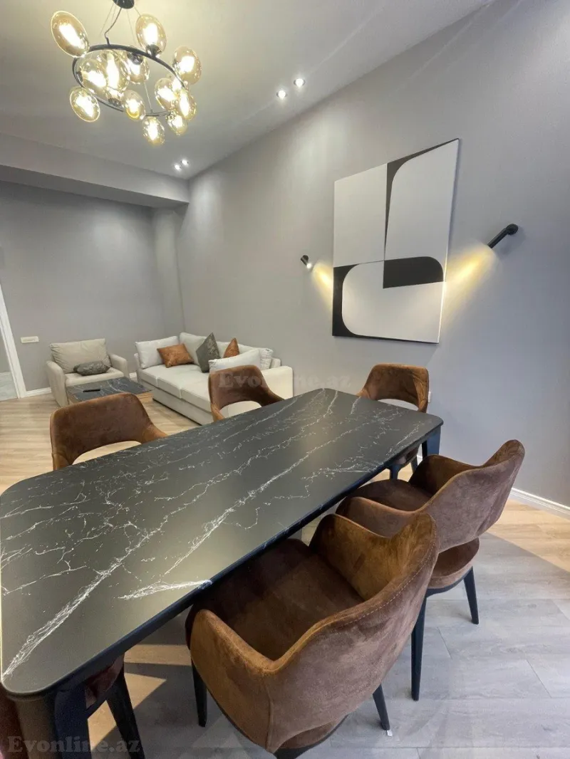 Kirayə verilir 2 otaqlı Mənzil Yeni tikili 120 m² Nizami m. - şəkil 2