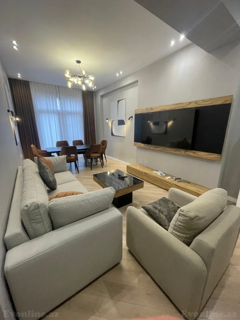 Kirayə verilir 2 otaqlı Mənzil Yeni tikili 120 m² Nizami m. - şəkil 4