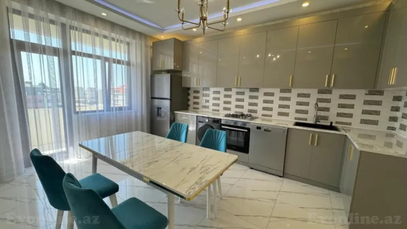Satılır 3 otaqlı Mənzil Yeni tikili 134 m² Qara Qarayev m. - şəkil 8
