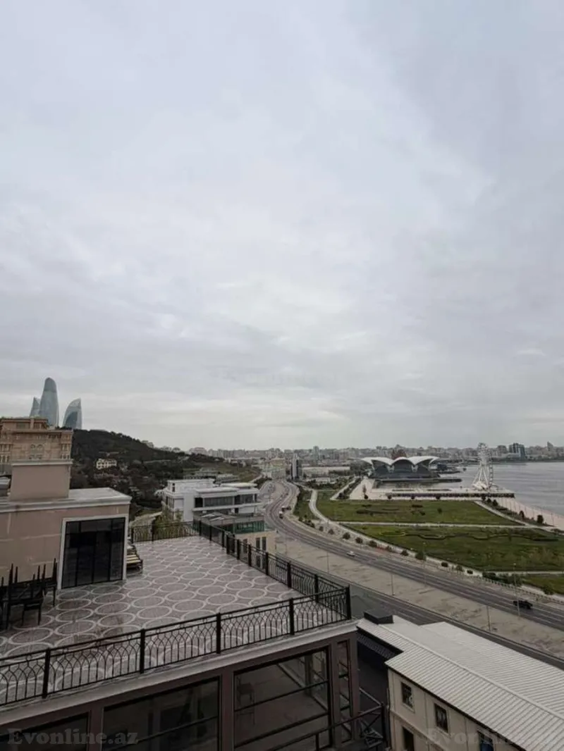 Kirayə verilir 3 otaqlı Mənzil Yeni tikili 120 m² Səbail r. - şəkil 2