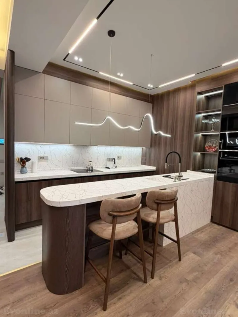 Kirayə verilir 3 otaqlı Mənzil Yeni tikili 120 m² Səbail r. - şəkil 5