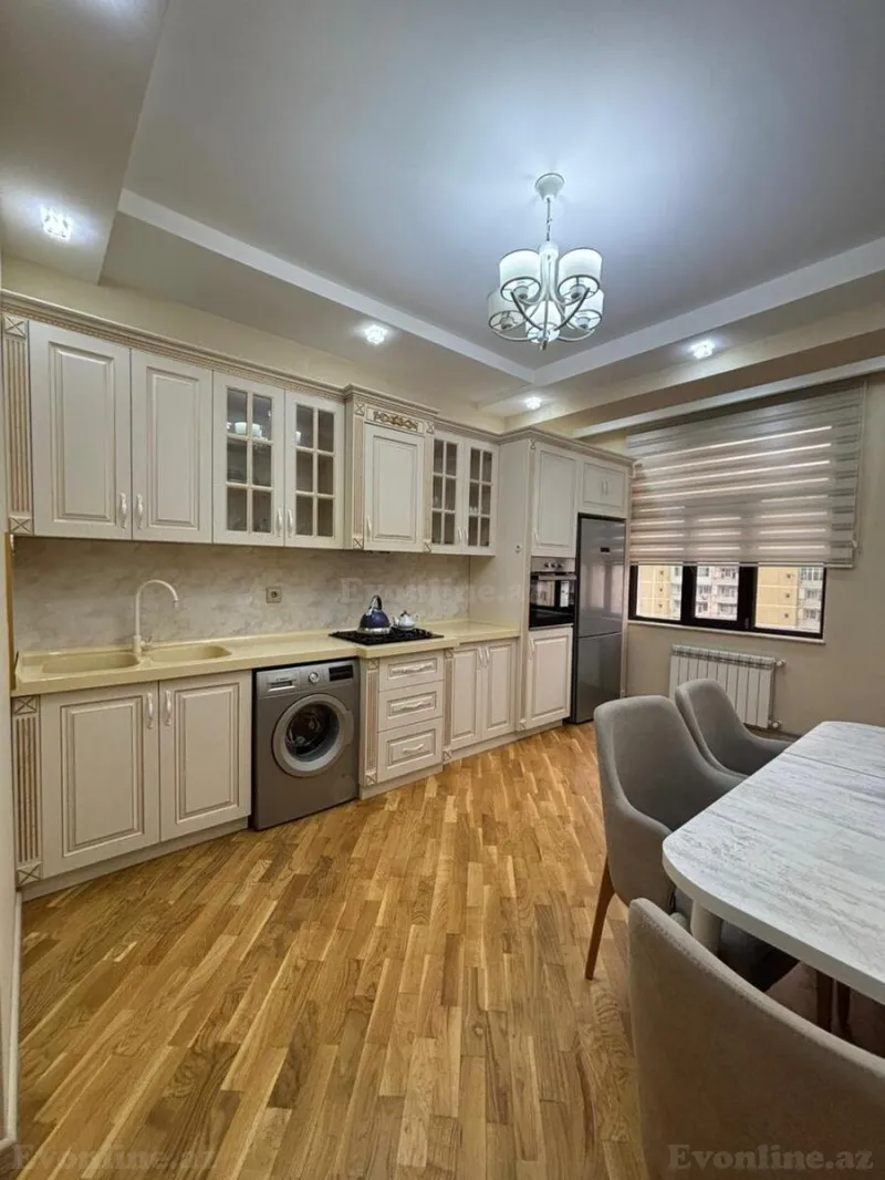 Kirayə verilir 3 otaqlı Mənzil Yeni tikili 130 m² Nəsimi r. - şəkil 5