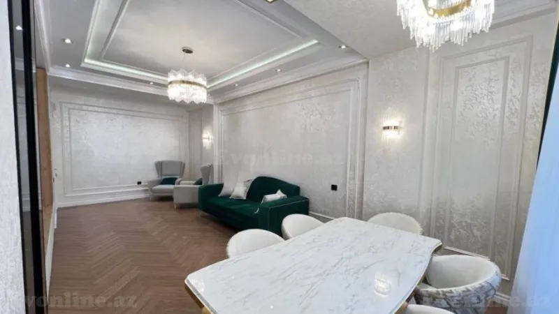 Kirayə verilir 3 otaqlı Mənzil Yeni tikili 125 m² Xətai r. - şəkil 2