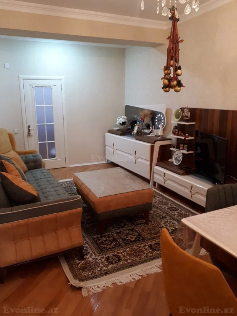 Satılır 2 otaqlı Mənzil Yeni tikili 58 m² İnşaatçılar m. - şəkil 2