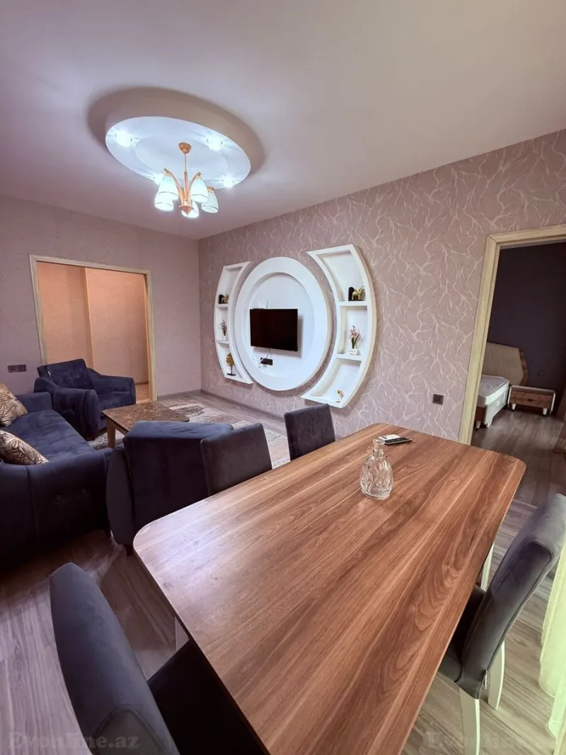 Kirayə verilir 3 otaqlı Mənzil Yeni tikili 106 m² 8 Noyabr m. - şəkil 2