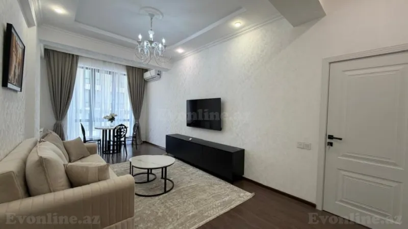 Kirayə verilir 2 otaqlı Mənzil Yeni tikili 68 m² Nərimanov r. - şəkil 3