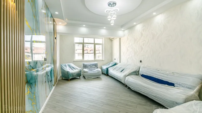 Satılır 3 otaqlı Mənzil Yeni tikili 120 m² Elmlər Akademiyası m. - şəkil 2