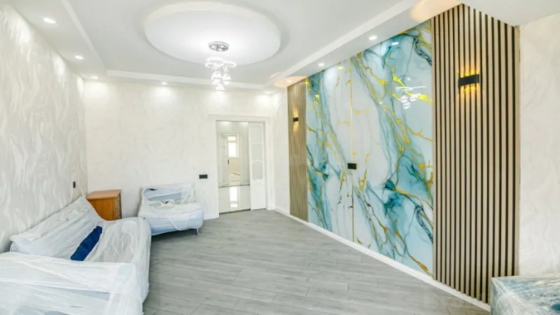 Satılır 3 otaqlı Mənzil Yeni tikili 120 m² Elmlər Akademiyası m. - şəkil 3