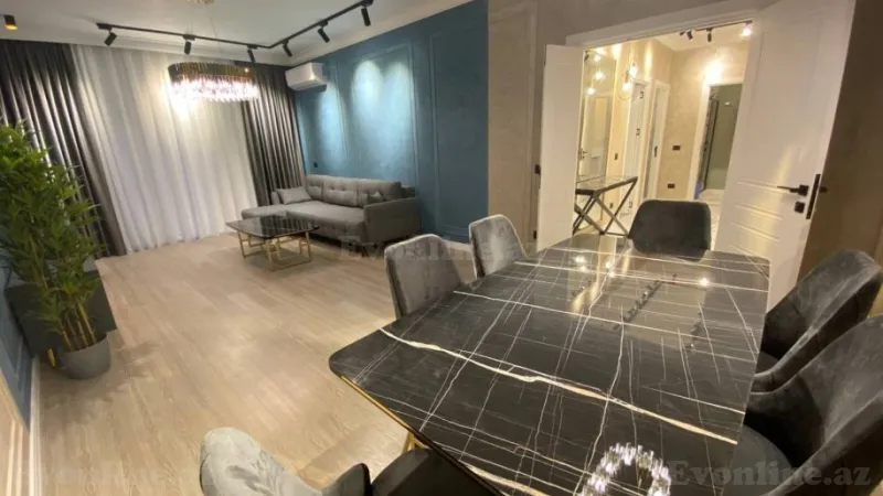 Kirayə verilir 2 otaqlı Mənzil Yeni tikili 105 m² 8 Noyabr m. - şəkil 4