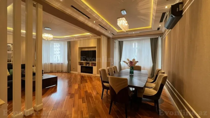 Satılır 4 otaqlı Mənzil Yeni tikili 214 m² Nəsimi r. - şəkil 4