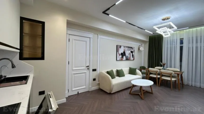 Satılır 3 otaqlı Mənzil Yeni tikili 95 m² Elmlər Akademiyası m. - şəkil 3