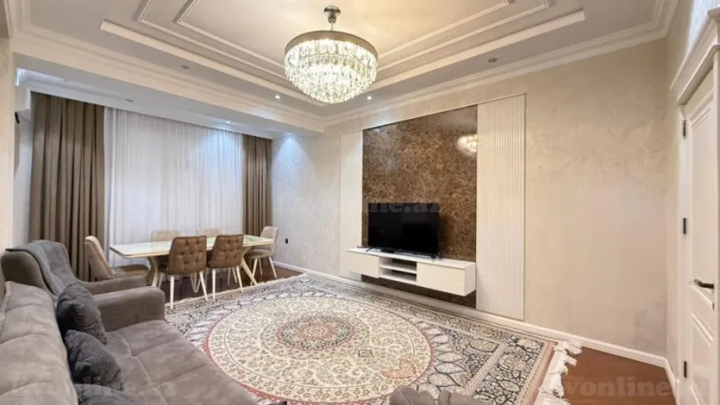 Satılır 3 otaqlı Mənzil Yeni tikili 120 m² Gənclik m. - şəkil 2