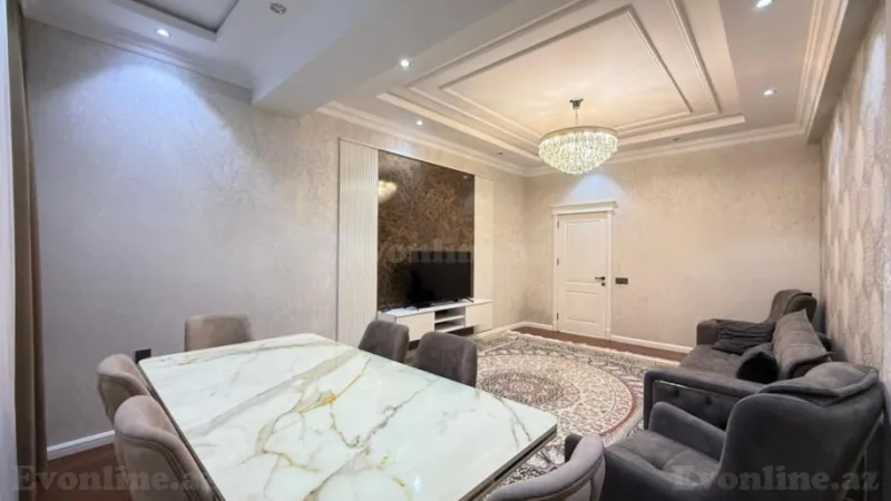 Satılır 3 otaqlı Mənzil Yeni tikili 120 m² Gənclik m. - şəkil 4