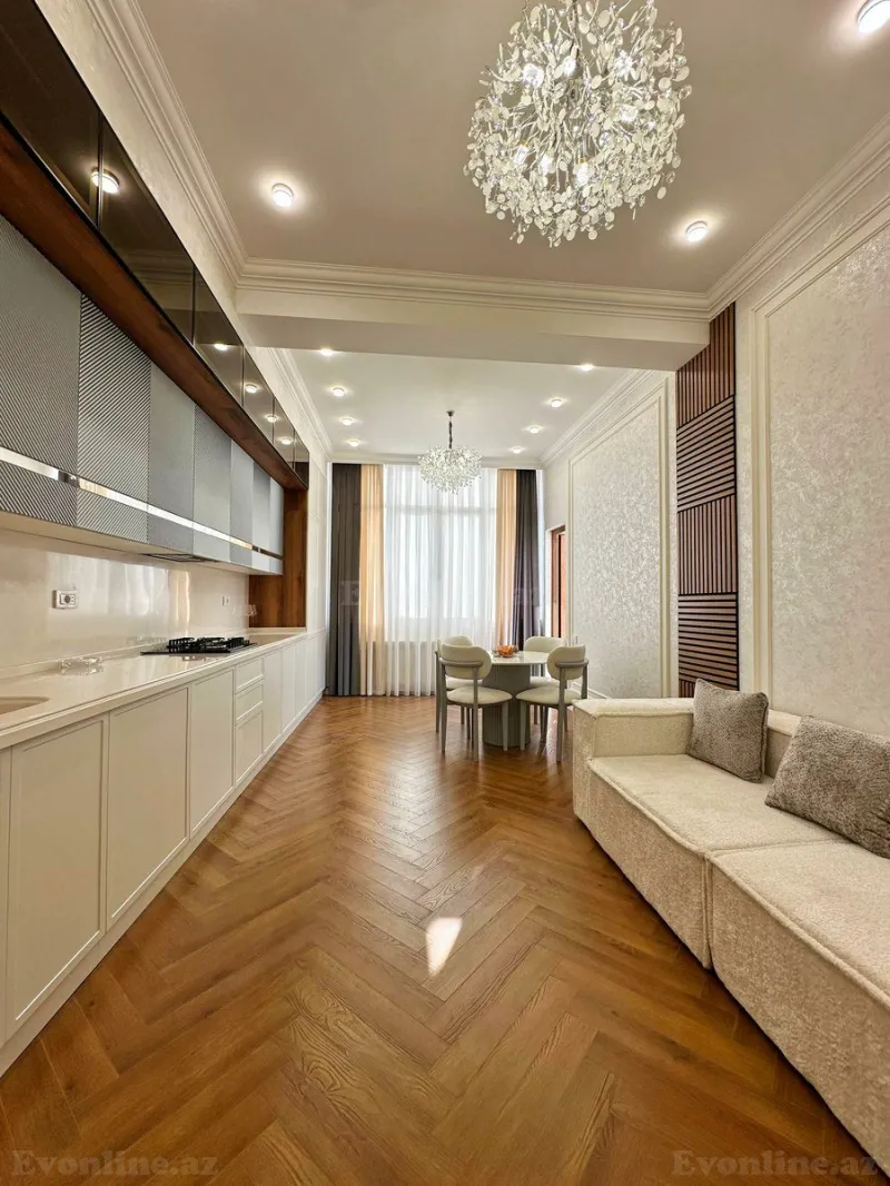 Satılır 3 otaqlı Mənzil Yeni tikili 130 m² Nəriman Nərimanov m. - şəkil 4