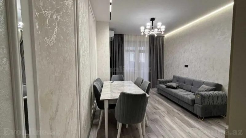 Kirayə verilir 2 otaqlı Mənzil Yeni tikili 65 m² Neftçilər m. - şəkil 2
