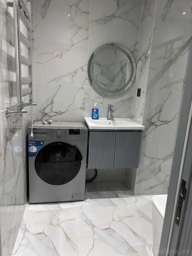 Kirayə verilir 2 otaqlı Mənzil Yeni tikili 65 m² Neftçilər m. - şəkil 9