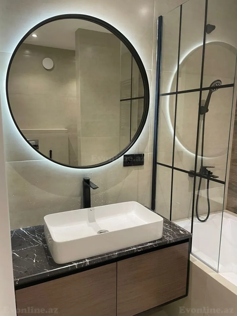 Kirayə verilir 2 otaqlı Mənzil Yeni tikili 60 m² Nizami r. - şəkil 8