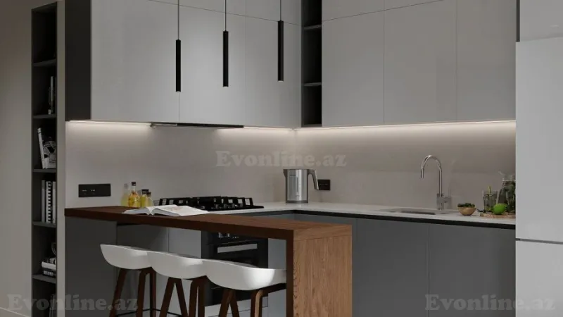 Kirayə verilir 2 otaqlı Mənzil Yeni tikili 60 m² Nizami r. - şəkil 14