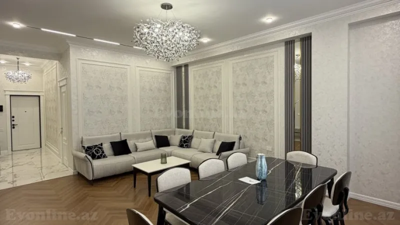 Satılır 3 otaqlı Mənzil Yeni tikili 132 m² Nəriman Nərimanov m. - şəkil 2