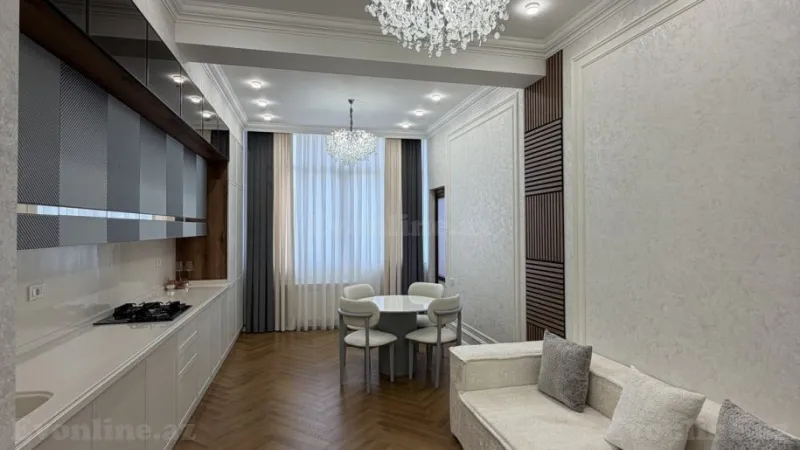 Satılır 3 otaqlı Mənzil Yeni tikili 132 m² Nəriman Nərimanov m. - şəkil 3