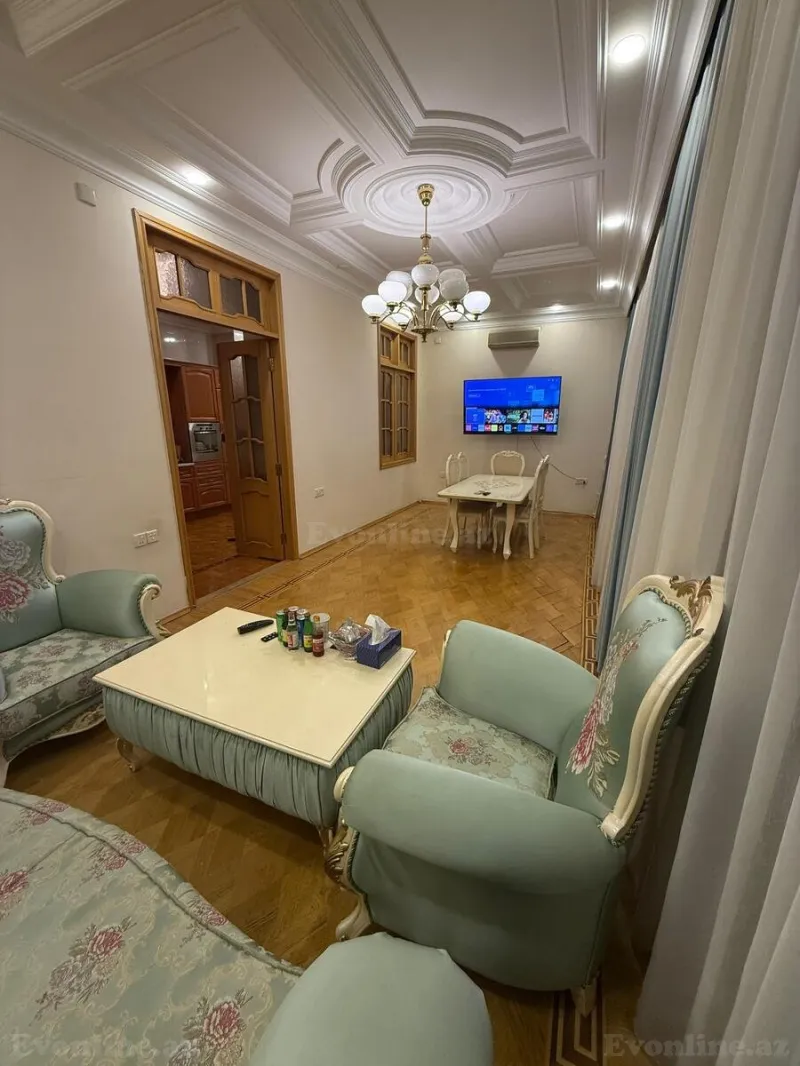 Satılır 3 otaqlı Mənzil Köhnə tikili 85 m² Elmlər Akademiyası m. - şəkil 2