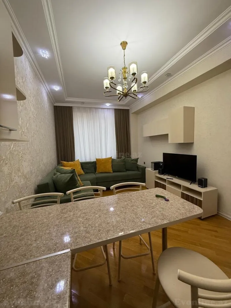 Satılır 1 otaqlı Mənzil Yeni tikili 58 m² Memar Əcəmi m. - şəkil 2