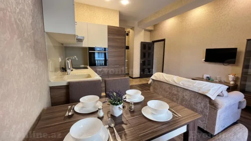 Satılır 2 otaqlı Mənzil Yeni tikili 58 m² Xətai r. - şəkil 2