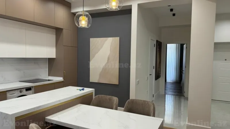 Kirayə verilir 2 otaqlı Mənzil Yeni tikili 80 m² Xətai r. - şəkil 2