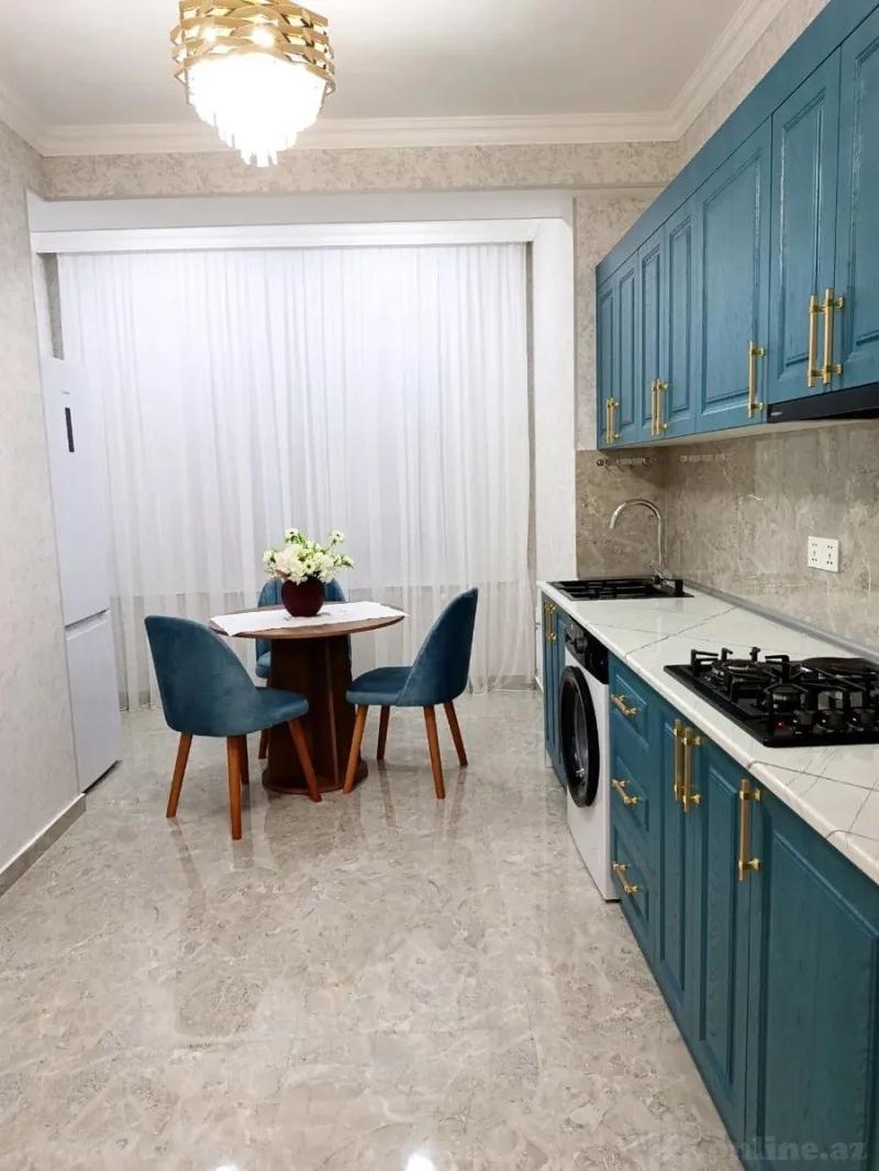 Kirayə verilir 2 otaqlı Mənzil Yeni tikili 82 m² Nərimanov r. - şəkil 6