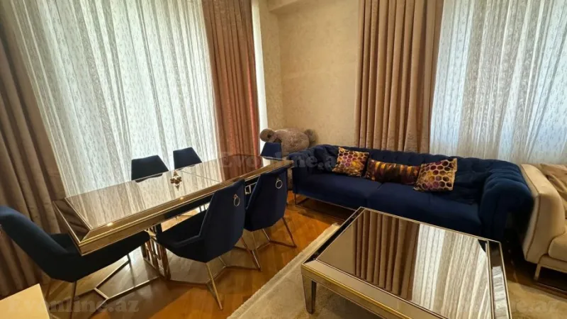 Kirayə verilir 2 otaqlı Mənzil Yeni tikili 110 m² 8 Noyabr m. - şəkil 3