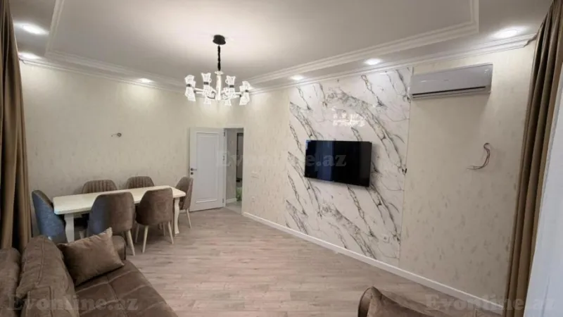 Kirayə verilir 2 otaqlı Mənzil Yeni tikili 88 m² Dərnəgül m. - şəkil 3