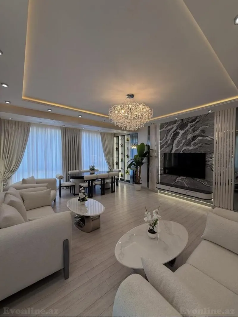 Kirayə verilir 3 otaqlı Mənzil Yeni tikili 145 m² 8 Noyabr m. - şəkil 2