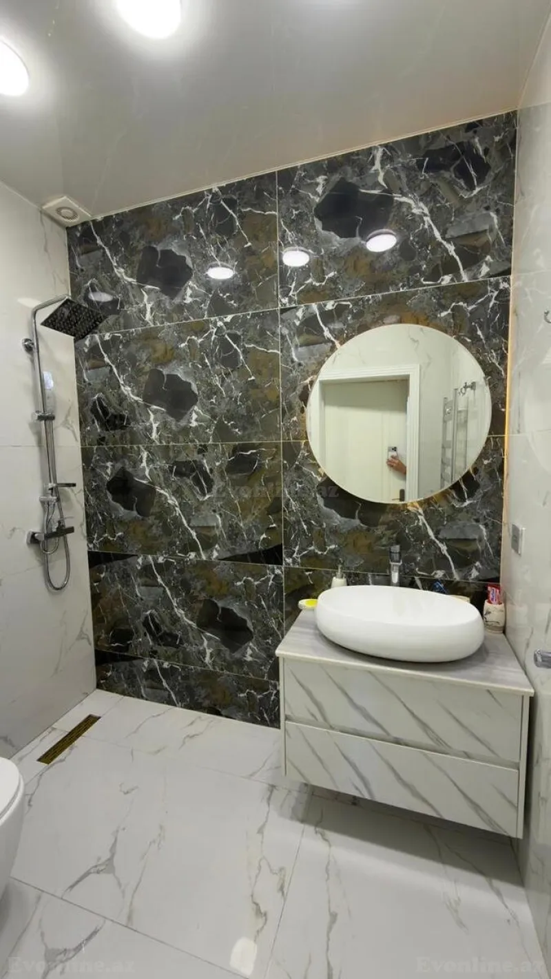 Satılır 3 otaqlı Mənzil Yeni tikili 82 m² Qara Qarayev m. - şəkil 5