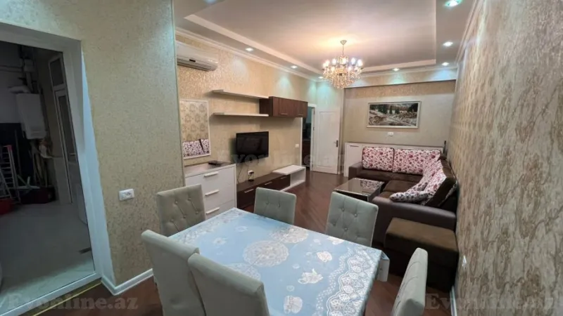 Kirayə verilir 2 otaqlı Mənzil Yeni tikili 70 m² Nərimanov r. - şəkil 3