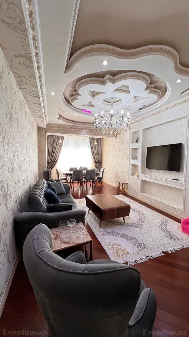 Satılır 4 otaqlı Mənzil Yeni tikili 168 m² Qara Qarayev m. - şəkil 3