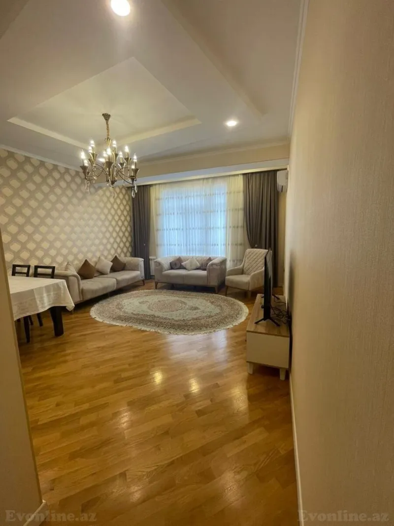 Satılır 3 otaqlı Mənzil Yeni tikili 127.4 m² İnşaatçılar m. - şəkil 2