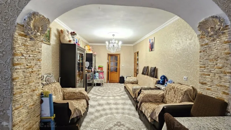 Satılır 3 otaqlı Mənzil Köhnə tikili 80 m² İnşaatçılar m. - şəkil 3