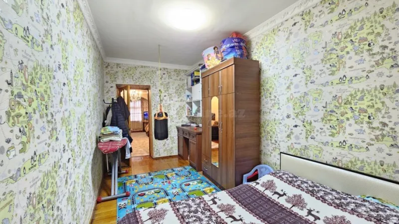 Satılır 3 otaqlı Mənzil Köhnə tikili 80 m² İnşaatçılar m. - şəkil 9