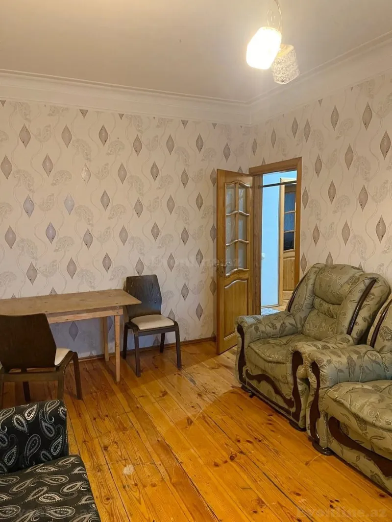 Kirayə verilir 2 otaqlı Mənzil Köhnə tikili 65 m² 9-cu mikrorayon - şəkil 2