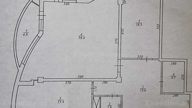 Satılır 3 otaqlı Mənzil Yeni tikili 120 m² Elmlər Akademiyası m. - şəkil 4