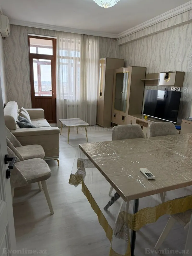 Kirayə verilir 2 otaqlı Mənzil Yeni tikili 65 m² Sabunçu r. - şəkil 2