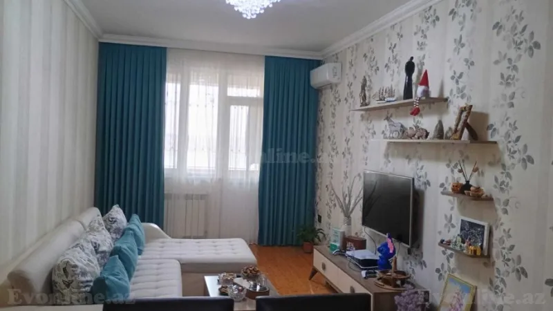 Satılır 3 otaqlı Mənzil Yeni tikili 82 m² Sabunçu r. - şəkil 2