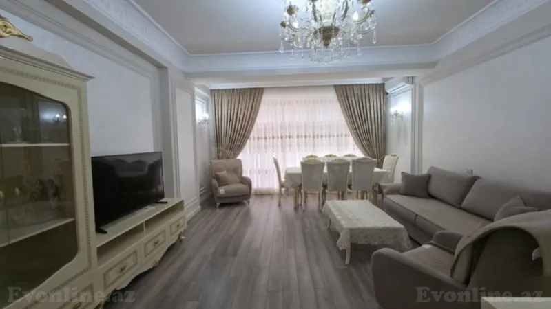 Satılır 3 otaqlı Mənzil Yeni tikili 120 m² İnşaatçılar m. - şəkil 3