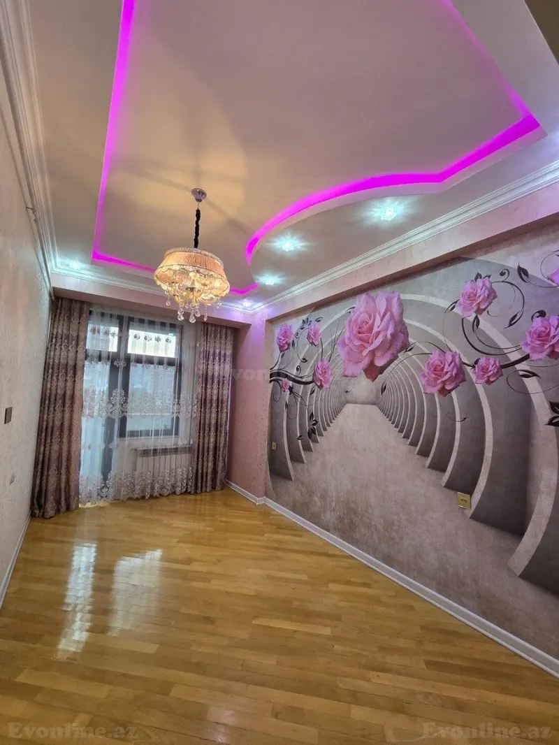 2 otaqlı Mənzil 65 m² 4-cü mikrorayon Kirayə verilir