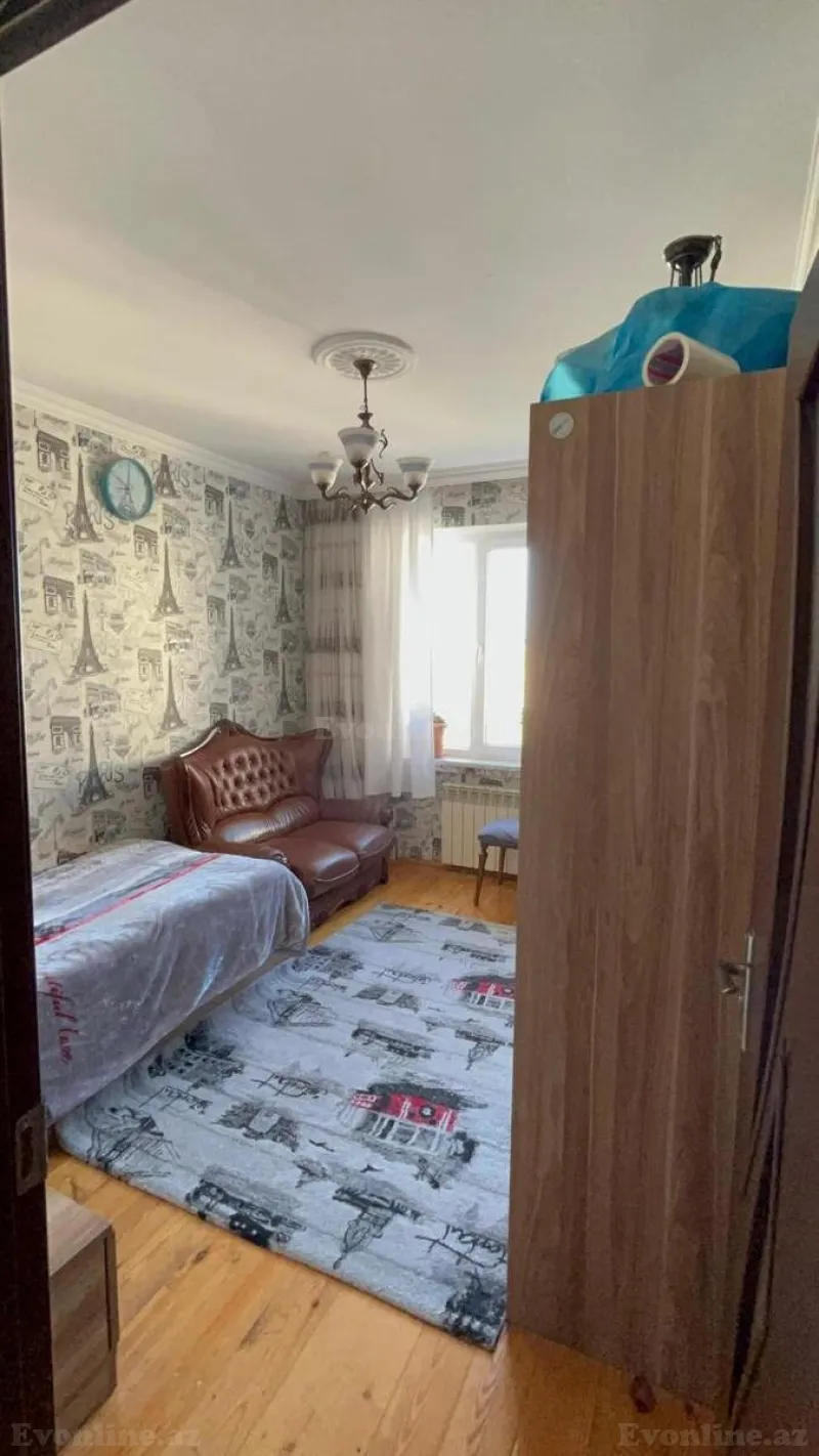 Satılır 5 otaqlı Mənzil Köhnə tikili 100 m² Həzi Aslanov - şəkil 2