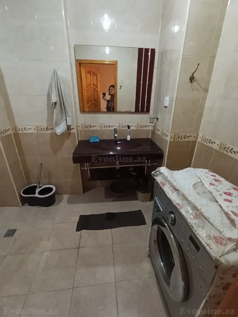 Kirayə verilir 3 otaqlı Mənzil Yeni tikili 100 m² Həzi Aslanov m. - şəkil 12